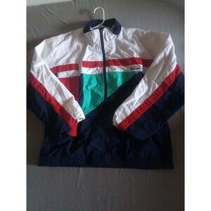 Windbreaker Vintage 90's Head Sportwear Colorblock Jacket Zipper large